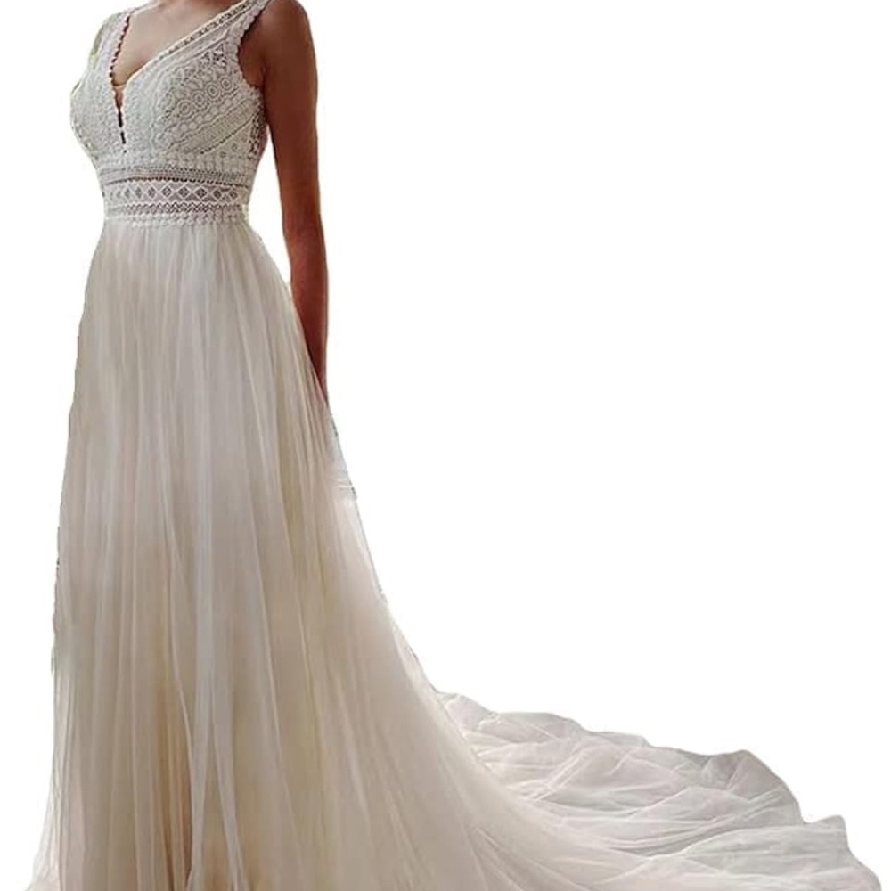 Vintage style wedding dress